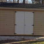 Doors on 14' side of shed for better storage options